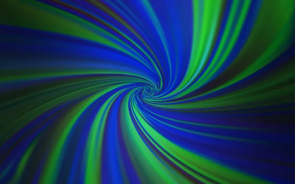 Bleu Clair Vecteur Vert Motif Lumineux Abstrait Une Élégante Illustration — Image vectorielle