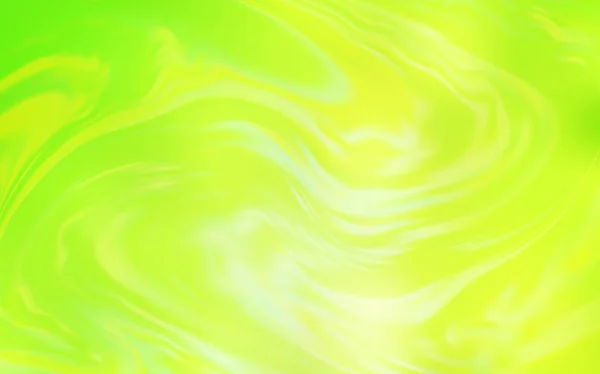 Verde Claro Vector Amarillo Difuminado Patrón Brillante Ilustración Abstracta Moderna — Vector de stock