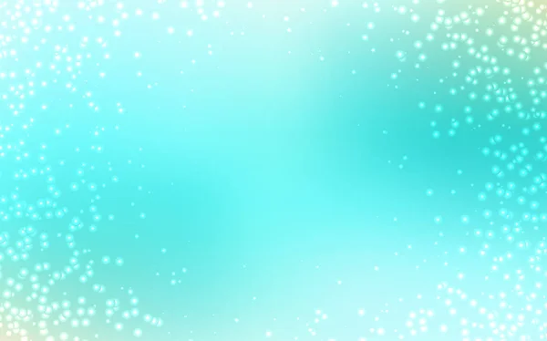 Світло Зелений Векторний Шаблон Космічними Зірками Яскрава Ілюстрація Зірками Неба — стоковий вектор