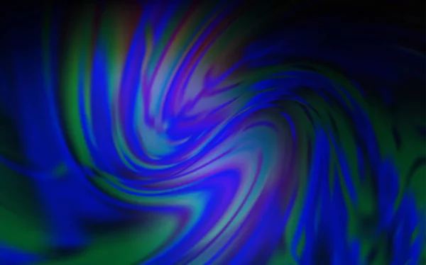 Σκούρο Μπλε Διάνυσμα Πολύχρωμο Φόντο Θαμπάδα Πολύχρωμη Απεικόνιση Αφηρημένο Στυλ — Διανυσματικό Αρχείο
