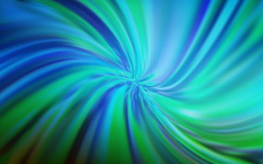 Koyu mavi vektör parlak şablonu bulanıklaştırdı. Soyut ve gradyan renkte renkli çizimler. Web siteniz için bulanık tasarım.