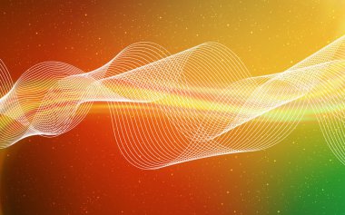 Açık yeşil, sarı vektör soyut parlak desen. Degrade ile modern soyut Illustration. Cep telefonu için arka plan.