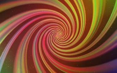 Astronomik yıldızlar ile ışık Multicolor vektör arka plan. Degrade ile bulanık soyut arka planda uzay yıldızları. Futuristik reklam, kitapçıklar için desen.