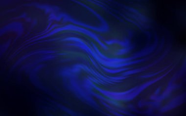 Koyu mavi vektör parlak dokuyu soyutluyor. Görüntü stili ve gradyanı olan yeni renkli çizimler. Marka kitabınız için yeni biçim tasarımı.