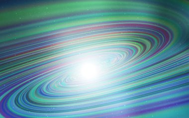 Açık mavi, astronomik yıldızlar ile yeşil vektör arka plan. Büyük Dipper yıldızları ile modern soyut Illustration. Astronomi Web siteleri için desen.