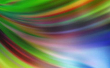 Açık mavi, sarı vektör bulanık parlak soyut şablon. Renkli soyut çizimler ve gradyan. İş tasarımınız için yeni biçim.