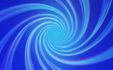 Uzay yıldızlı hafif Mavili vektör şablonu. Renkli kozmik yıldızlı soyut çizimler. Reklamınız, posteriniz, afişiniz için en iyi tasarım.