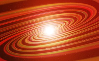 Gece gökyüzü desenle ışık kırmızı vektör yıldız.