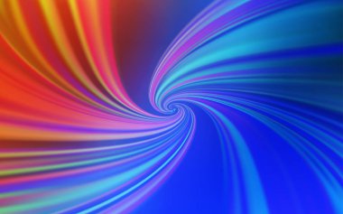 Açık mavi, kırmızı vektör arkaplanı ve ince çizgileri var. Eğilimli soyut bir çizim. Web siteniz için soyut tasarım.