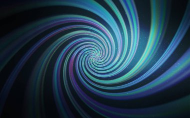 Gece gökyüzü yıldızlı koyu mavi vektör deseni. Parlak astronomik yıldızlı parlak renkli çizimler. Kozmik arkaplanlar için şablon.