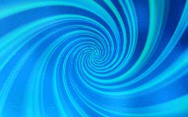 Gökada yıldız ile ışık mavi vektör arka plan. Bulanık arka plan gradyan ile üzerinde alan yıldız. Desen astronomi Web siteleri için.