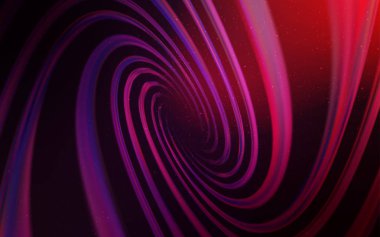 Dark Purple, galaksi yıldızları ile pembe vektör arka plan. Renkli kozmik yıldızlar ile glitter soyut illüstrasyon. Futuristik reklam, kitapçıklar için desen.