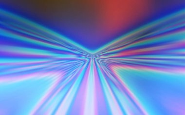 Açık mavi, alaycı hatları ile yeşil vektör doku. Kavisli çizgilerle oluşan parlayan bir Illustration. İşletmeniz için en iyi renkli tasarım.