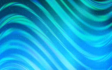 Samanyolu yıldızlı açık mavi vektör dokusu. Bulanık dekoratif tasarım galaksi yıldızlarıyla basit bir stilde. İş ilanınız için akıllı tasarım.