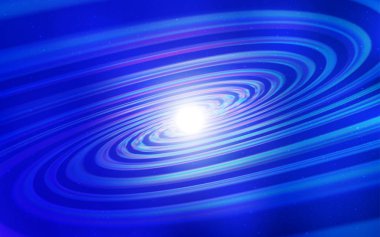 Astronomik yıldızlı hafif BLUE vektör arkaplanı. Soyut şablonda gökyüzü yıldızlarıyla parlayan illüstrasyon. Kozmik arkaplanlar için şablon.