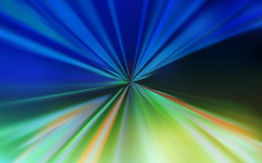 Açık mavi, yeşil vektör parlak deseni bulanıklaştırdı. Eğilimli zarif, parlak bir çizim. Tasarımının yeni yolu.