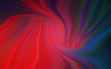 Açık mavi, kozmik yıldızlar ile kırmızı vektör düzeni. Parlak astronomik yıldızlar ile renkli Illustration Shining. Reklam, poster, afiş için en iyi tasarım.