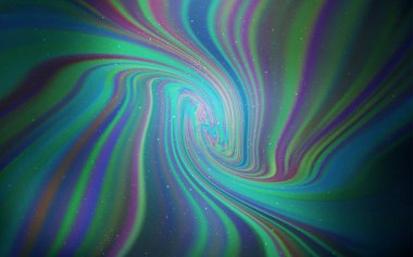 Samanyolu yıldızlar ile açık mavi vektör doku. Soyut şablonda gökyüzü yıldızlarıyla Shining Illustration. Futuristik reklam, kitapçıklar için desen.