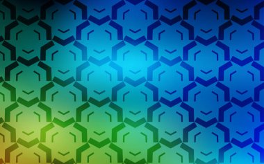 Açık Mavi, wry çizgileri ile yeşil vektör arkaplan.