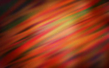 Uzay yıldız koyu turuncu vektör şablonu. Gökyüzü yıldızlarla illüstrasyon soyut şablonunda parlayan. Desen astronomi Web siteleri için.