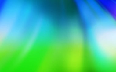 Açık mavi, yeşil vektör arka plan bulanık. Bulanıklık tarzında tamamen yeni renkli bir çizim. Web siteniz için bulanık tasarım.