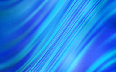 Astronomik yıldızlı hafif BLUE vektör arkaplanı. Soyut şablonda gökyüzü yıldızlarıyla parlayan illüstrasyon. Astronomi web siteleri için desen.
