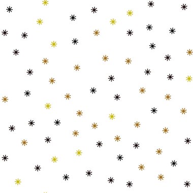 Koyu kırmızı, güzel kar taneleri ile sarı vektör Dikişsiz kapak.