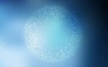 Hafif mavi vektör şablon alan yıldız.