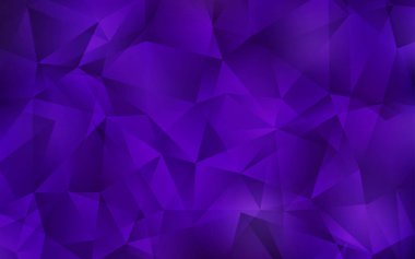 Koyu Mor vektör üçgen mozaik dokusu.