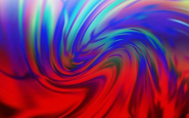 Açık mavi, kırmızı vektör bulanık ve renkli desen. Degrade ile modern soyut Illustration. İş tasarımınız için yeni stil.