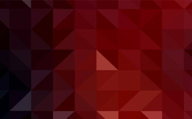 Koyu turuncu vektör Çokgen desen. Üçgenler ile modern soyut illüstrasyon. Cep telefonun arka planlar için şablon.