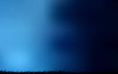 Koyu mavi vektör arka plan astronomi yıldız ile.