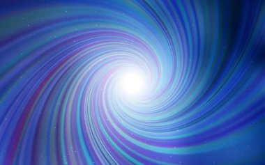 Uzay yıldızlı hafif Mavili vektör şablonu. Bulanık dekoratif tasarım galaksi yıldızlarıyla basit bir stilde. İş ilanınız için akıllı tasarım.