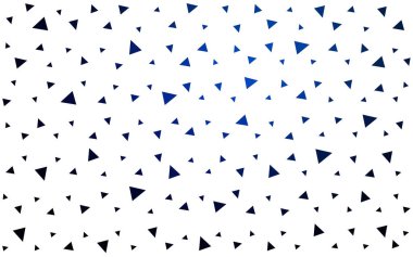 Koyu mavi vektör soyut mozaik zemin. Üçgenler ile soyut tarzda renkli Illustration. İşletmeniz için en iyi üçgen tasarım.