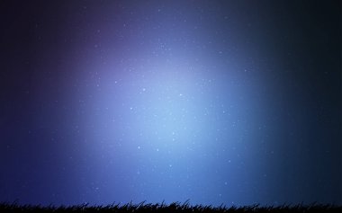 Gece gökyüzü desenle ışık mavi vektör yıldız.