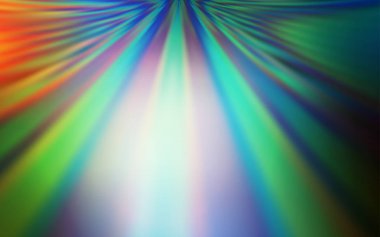 Açık mavi, yeşil vektör parlak şablonu bulanıklaştırdı. Eğilimli zarif, parlak bir çizim. Tasarımlar için arka plan.