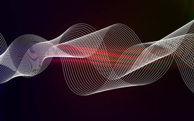 Koyu yeşil, kırmızı vektör parlaklık soyut şablon bulanık. Degrade ile modern soyut Illustration. İşletmeniz için yeni tasarım.