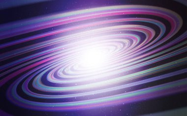 Astronomik yıldızlar ile açık mor vektör arka plan. Galaksi yıldızları ile basit tarzda bulanık dekoratif tasarım. Reklam, poster, afiş için en iyi tasarım.