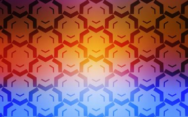 Kavisli çizgiler ile hafif çok renkli vektör düzeni. Gradyan ile zarif parlak bir çizim. Web siteniz için soyut tasarım.