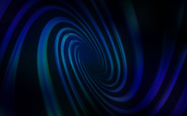 Koyu mavi uzay yıldızlı vektör şablonu. Renkli kozmik yıldızlı soyut çizimler. İş ilanınız için akıllı tasarım.