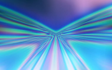 Alaycı hatları ile açık mavi vektör arka plan. Gradyan ile bir sirkumfleks soyut Illustration. Tasarımınız için tamamen yeni bir şablon.