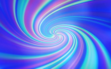 Kavisli çizgiler ile açık mavi vektör şablonu. Degrade ile soyut tarzda geometrik Illustration. İş tasarımınız için soyut stil.