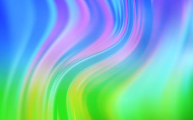 Açık mavi, yeşil vektör parlak deseni bulanıklaştırdı. Yaratıcı illüstrasyon, yarım tonlu ve eğimli. Tasarımlar için arka plan.