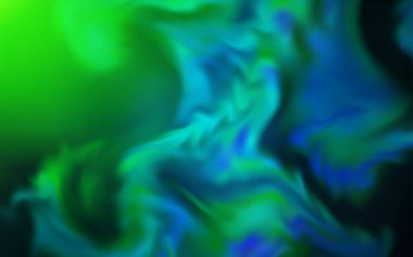 Açık mavi, yeşil vektör soyut arkaplan. Soyut ve gradyan renkte renkli çizimler. Marka kitabı için zarif bir arkaplan.