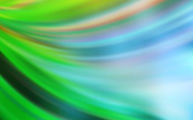 Açık mavi, yeşil vektör bulanık ve renkli desen. Renkli soyut çizimler ve gradyan. İşiniz için yepyeni bir tasarım..