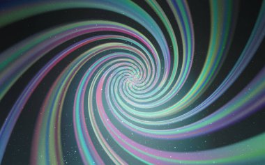 Koyu mavi uzay yıldızlı vektör şablonu. Soyut şablonda gökyüzü yıldızlarıyla parlayan illüstrasyon. İş ilanınız için akıllı tasarım.