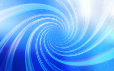 Kozmik yıldızlarla ışık Mavisi vektör düzeni. Büyük Ayı yıldızlı modern soyut illüstrasyon. Astroloji web siteleri için desen.