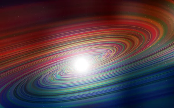 Koyu Mavi Uzay Yıldızları Ile Kırmızı Vektör Şablonu Parlak Astronomik — Stok Vektör