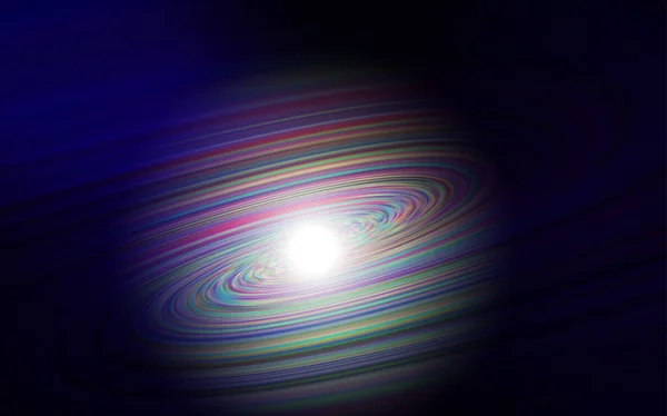 Dunkelblaues Vektorlayout Mit Kosmischen Sternen Leuchtende Illustration Mit Himmelssternen Auf — Stockvektor