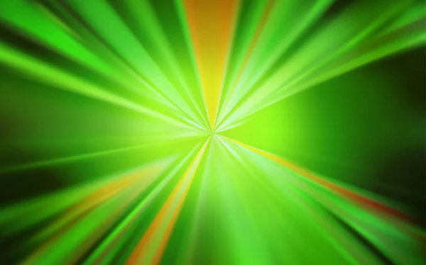 Vettore Verde Chiaro Offuscata Brillantezza Modello Astratto Illustrazione Colori Completamente — Vettoriale Stock